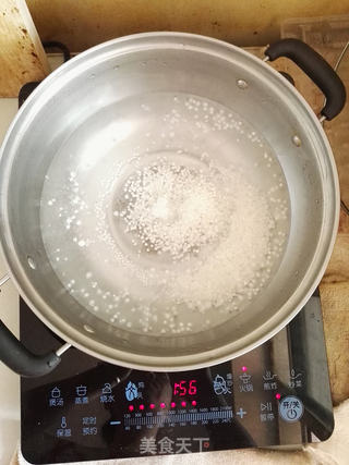 #信任之美#紫薯蜂蜜西米露的做法步骤:5