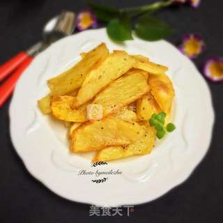 #ACA烘焙明星大赛#烤薯角的做法步骤:11