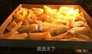 #ACA烘焙明星大赛#烤薯角的做法步骤:9