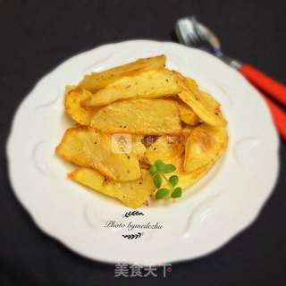 #ACA烘焙明星大赛#烤薯角的做法步骤:12