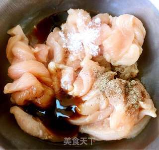 中式墨西哥时蔬鸡柳卷的做法步骤:3