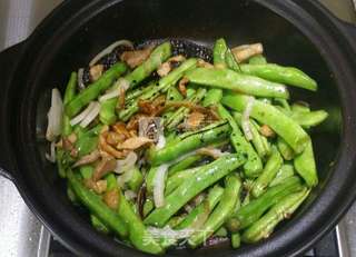 扁豆肉丝土豆焖面的做法步骤:7