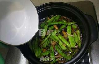 扁豆肉丝土豆焖面的做法步骤:8