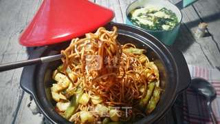 扁豆肉丝土豆焖面的做法步骤:23