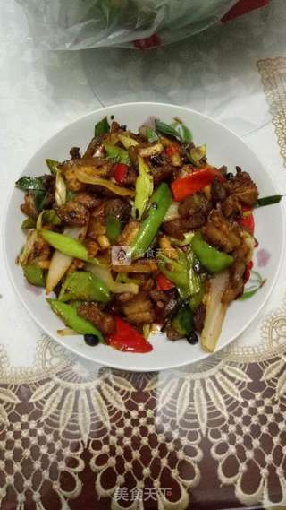 家常回锅肉的做法步骤:6