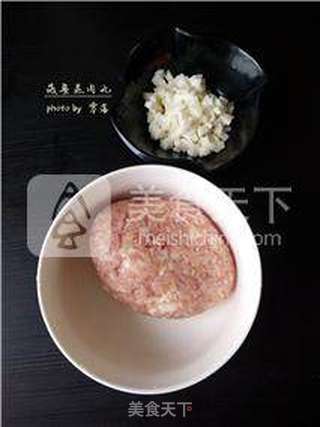 【最是鲜美多汁】菠菜蒸肉丸的做法步骤:2