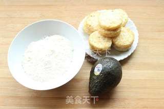 牛油果夹心薯饼的做法步骤：1