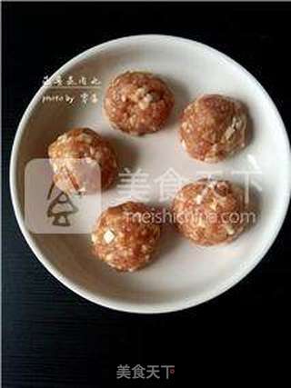 【最是鲜美多汁】菠菜蒸肉丸的做法步骤:8