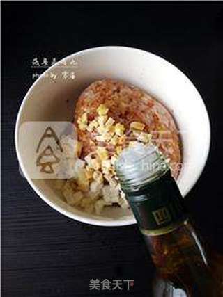 【最是鲜美多汁】菠菜蒸肉丸的做法步骤:5