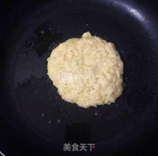 米饭煎饼的做法步骤：2