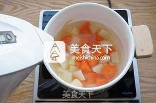 蔬菜咖喱饭的做法步骤:7