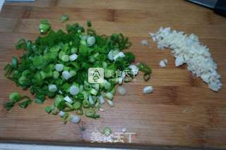 微波炉版肉末粉丝娃娃菜的做法步骤:6