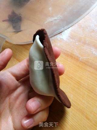 #ACA烘焙明星大赛#企鹅甜蒸饺的做法步骤:5