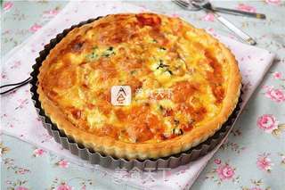 #ACA烘焙明星大赛#豆浆做的披萨哦——鸡肉丁蔬菜披萨的做法步骤:15