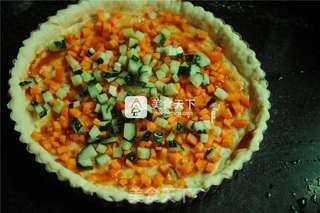 #ACA烘焙明星大赛#豆浆做的披萨哦——鸡肉丁蔬菜披萨的做法步骤:11