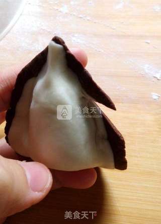 #ACA烘焙明星大赛#企鹅甜蒸饺的做法步骤:7