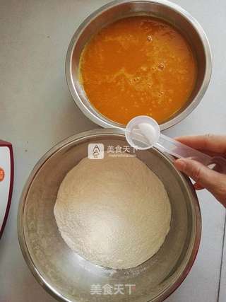 #ACA烘焙明星大赛#胡萝卜烫面饼的做法步骤:6