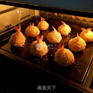 #ACA烘焙明星大赛#黄金土豆芝士虾球的做法步骤:15