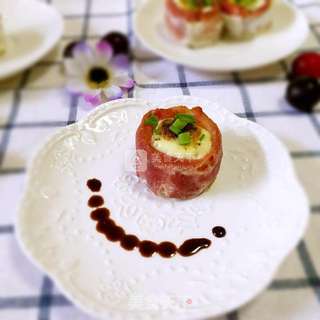 #ACA烘焙明星大赛#快手早餐~培根鸡蛋杯的做法步骤:10