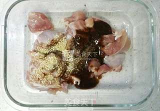#ACA烘焙明星大赛#无油黑椒烤鸡米花的做法步骤:5