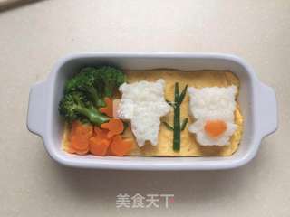 熊猫饭盒的做法步骤:10