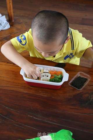 熊猫饭盒的做法步骤:12