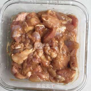 #ACA烘焙明星大赛#吮指烤鸡肉串的做法步骤:3