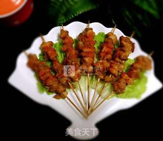 #ACA烘焙明星大赛#吮指烤鸡肉串的做法步骤:7