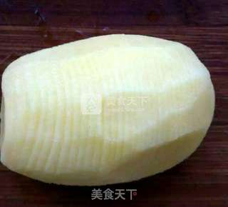 #ACA烘焙明星大赛#孜然烤风琴土豆的做法步骤:2