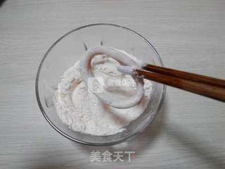 #ACA烘焙明星大赛#无油版鱿鱼圈的做法步骤:3