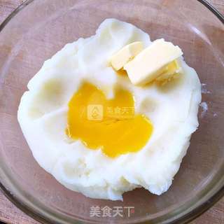 #ACA烘培明星大赛#烤土豆泥塔的做法步骤:4