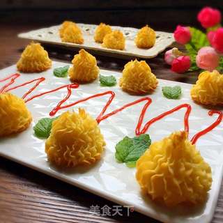 #ACA烘培明星大赛#烤土豆泥塔的做法步骤:10