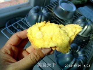 #ACA烘焙明星大赛 #南瓜小蛋糕的做法步骤:13