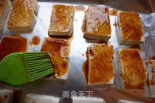 #ACA烘焙明星大赛#麻辣香烤豆腐的做法步骤:5