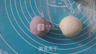 花样馒头之——棒棒糖紫薯馒头的做法步骤:3