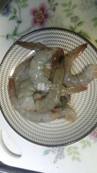 ＃ACA烘焙明星大赛＃虾肉酿香菇的做法步骤：4