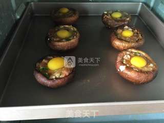 #ACA烘焙明星大赛#无油香菇酿肉末鹌鹑的做法步骤：7