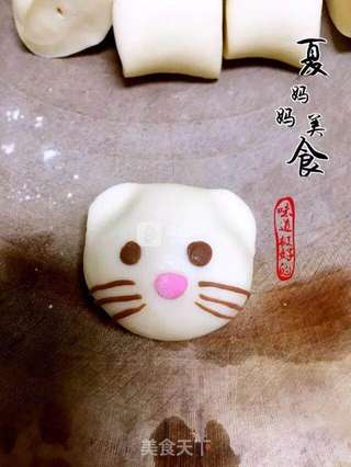 Hello Kitty红糖包的做法步骤：13