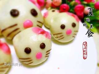 Hello Kitty红糖包的做法步骤:22