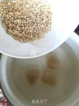 椰汁红豆薏仁西米露的做法步骤:3
