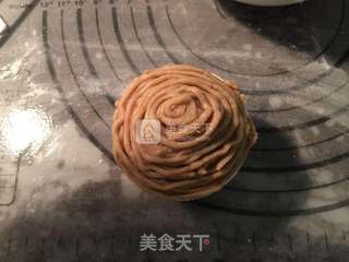 #ACA烘焙明星大赛#低糖无油的蒙布朗栗子蛋糕的做法步骤:15