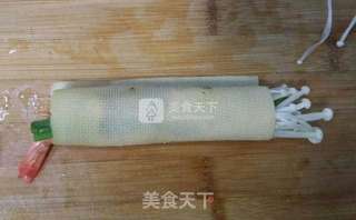 #ACA烘焙明星大赛#培根豆皮虾卷的做法步骤:6
