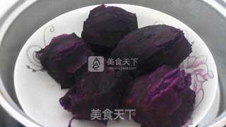 花样馒头之——棒棒糖紫薯馒头的做法步骤：1