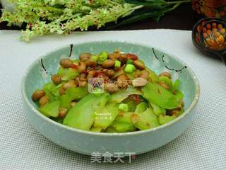 腊八豆拌苦瓜的做法步骤:7