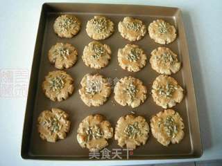 #ACA烘焙明星大赛#全麦葵花籽仁桃酥 的做法步骤:12