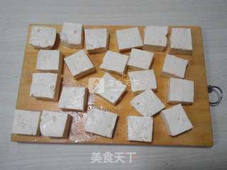 #ACA烘焙明星大赛#韩式辣酱烤脆皮豆腐的做法步骤:3