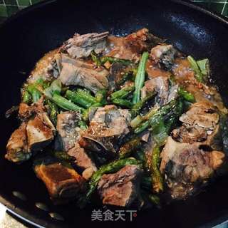 排骨酱豆角的做法步骤:6