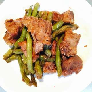 排骨酱豆角的做法步骤:7