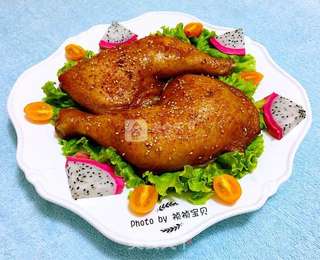 烤鸡腿的做法步骤:5