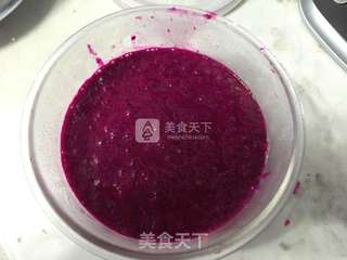 #ACA烘焙明星大赛#火龙果酸奶雪糕的做法步骤:5